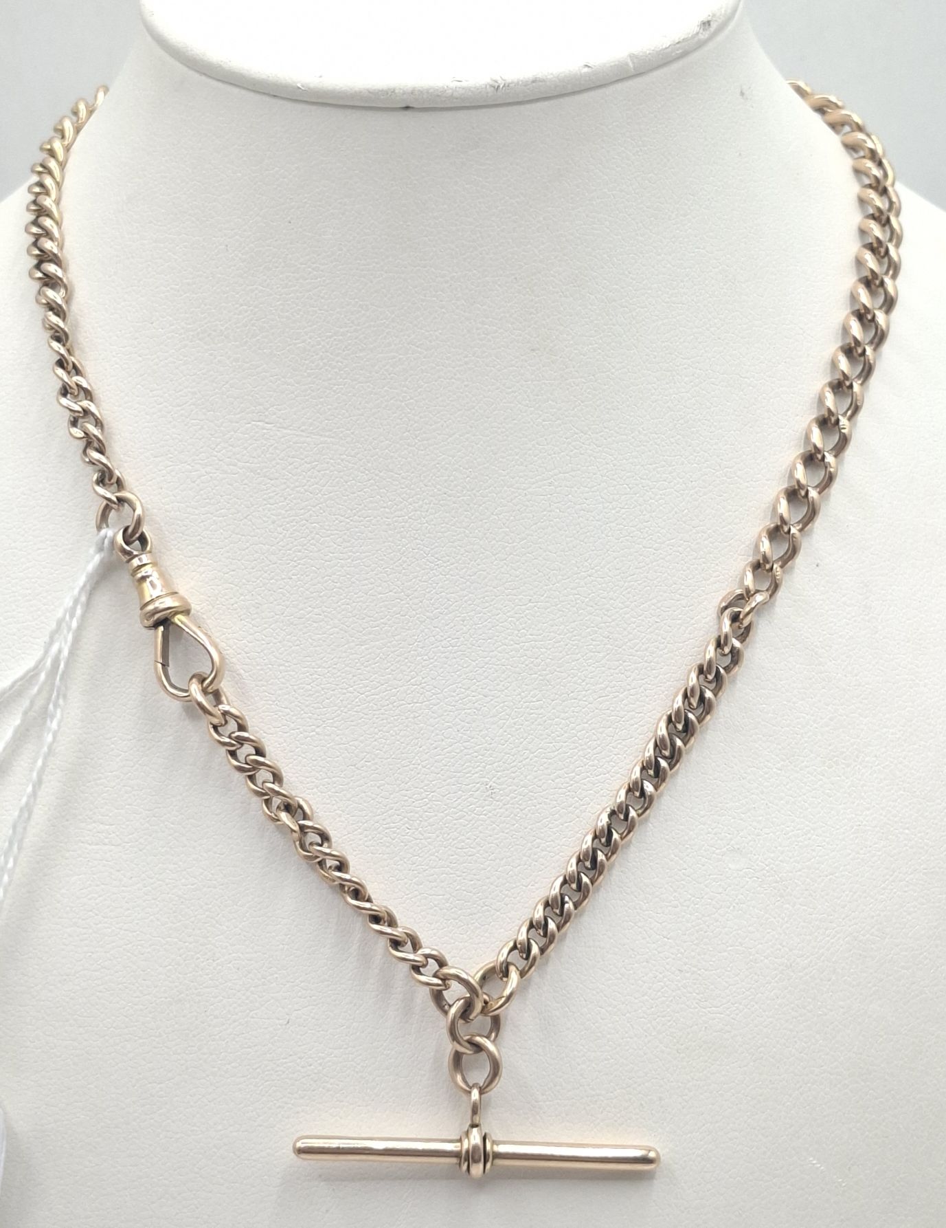15CT GOLD WATCH CHAIN