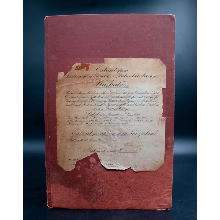 S.S. Waikato  'Captain Weston [Master]'