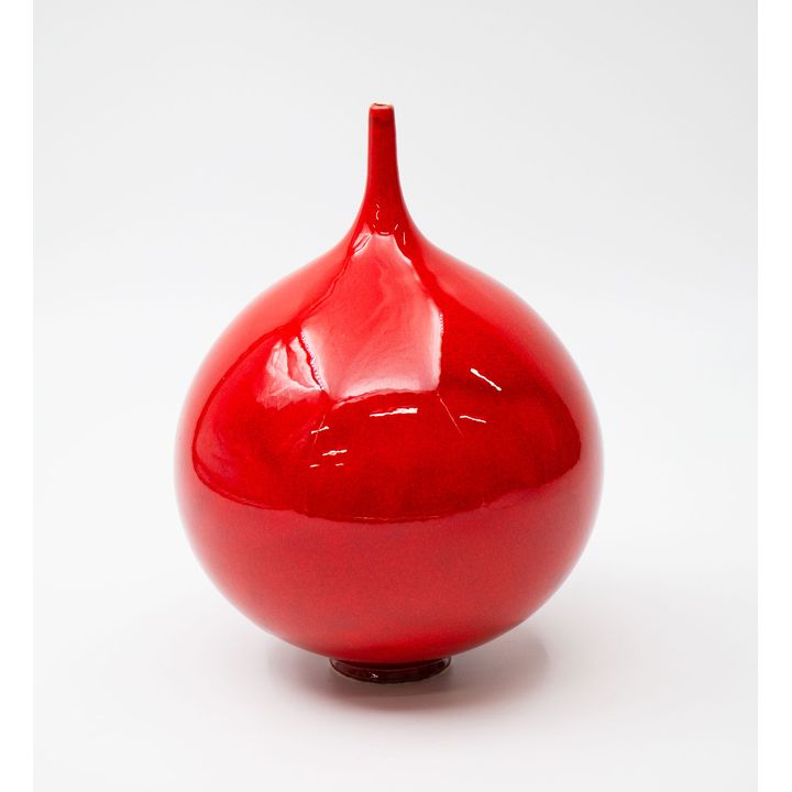 Peter Collis - Red spire orb vase