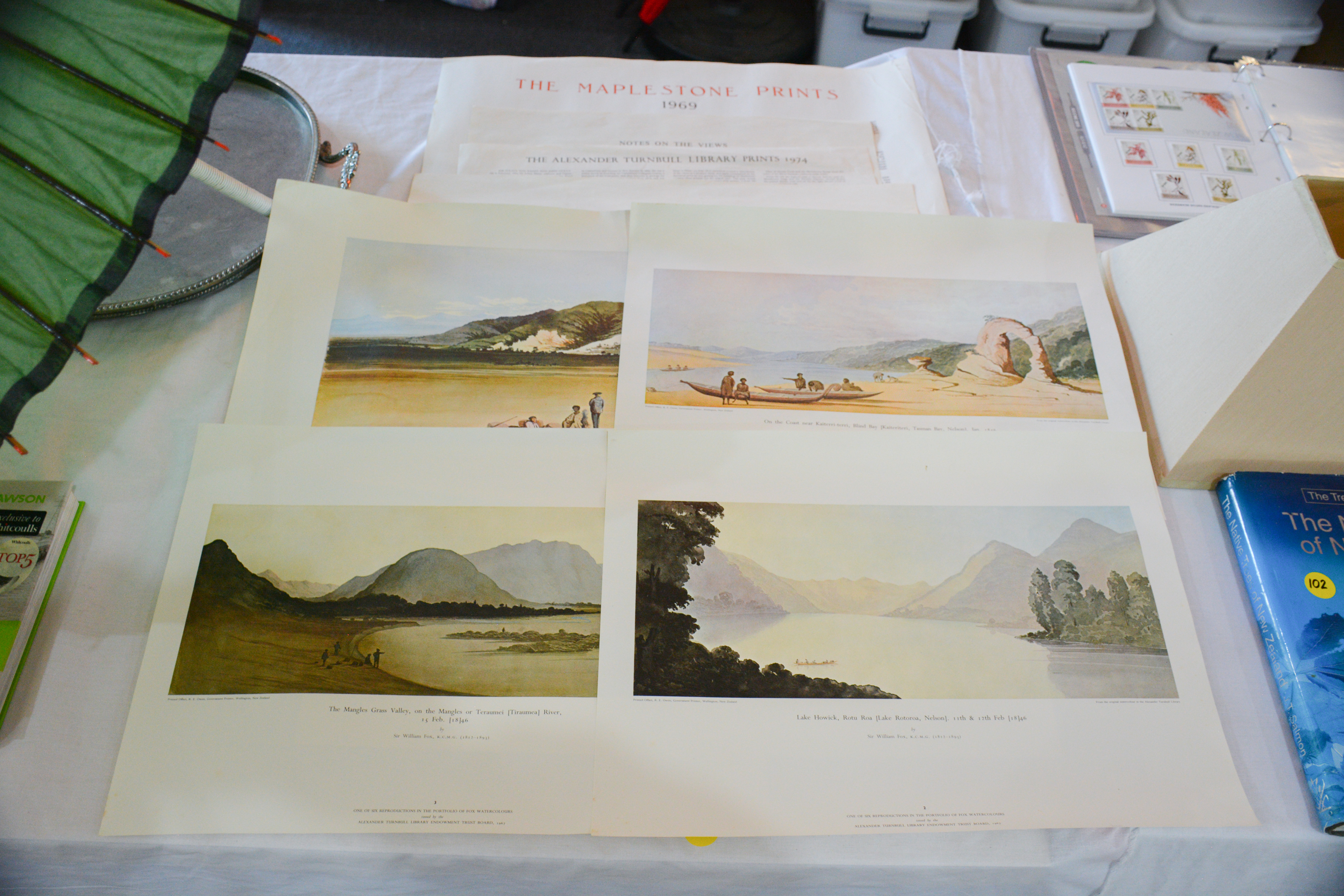 Alexander Turnbull Library and Maplestone Prints — NZ auction result