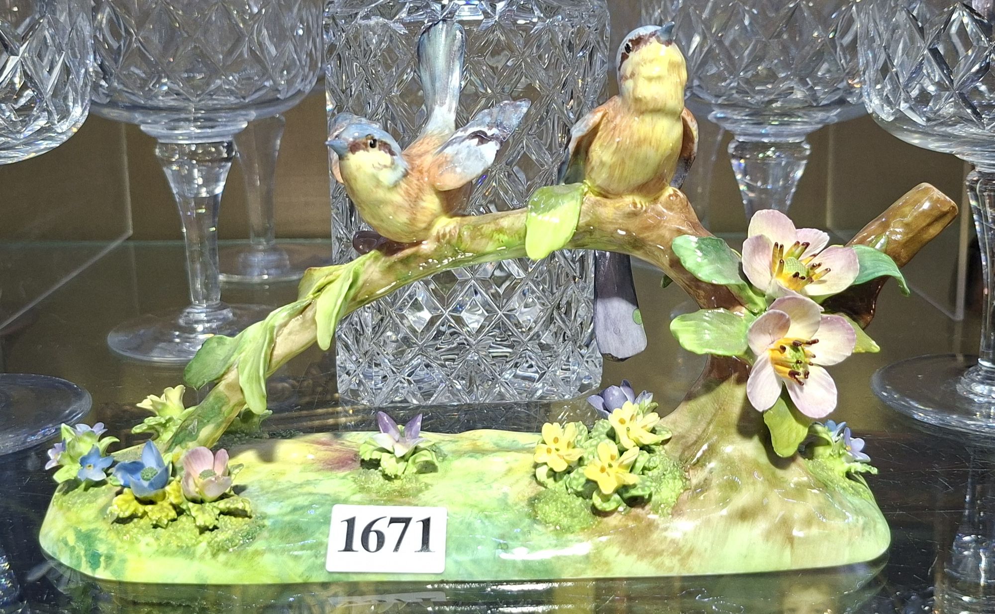 CHINA BIRD FIGURINE