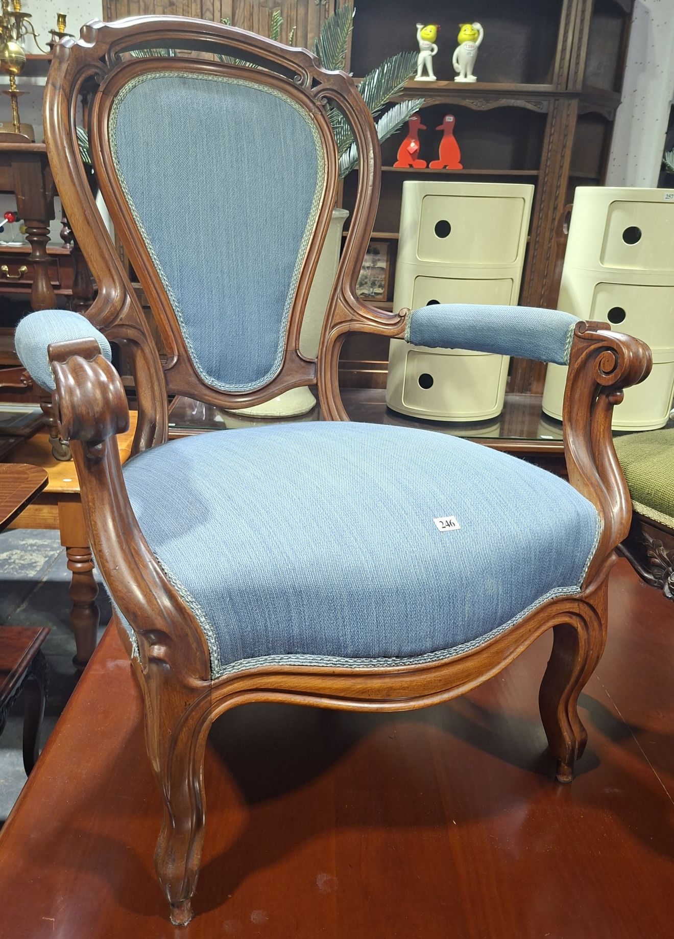 Victorian Walnut Armchair