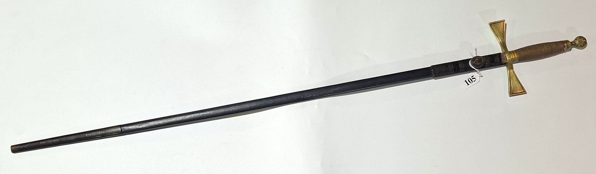 105 · LATE 19TH CENTURY MASONIC DRESS SWORD