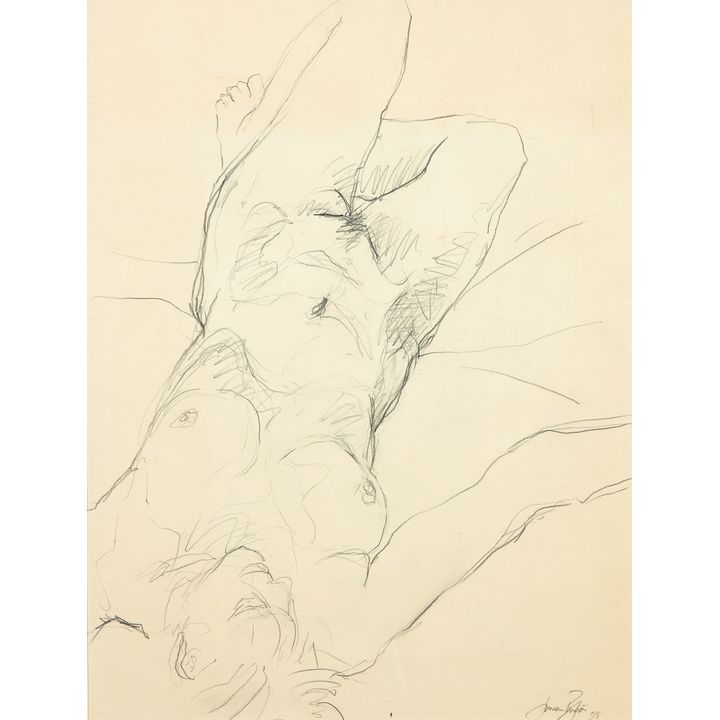 Simon Payton 'Untitled - Reclining Nude'