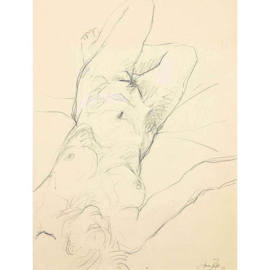 Simon Payton 'Untitled - Reclining Nude'