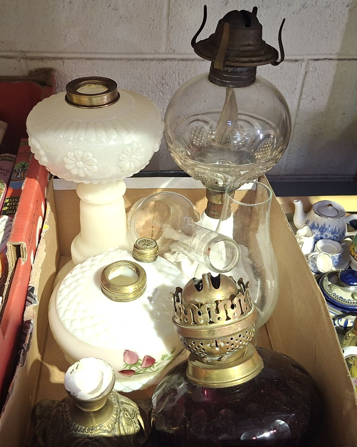 2 Vintage Oil Lamps