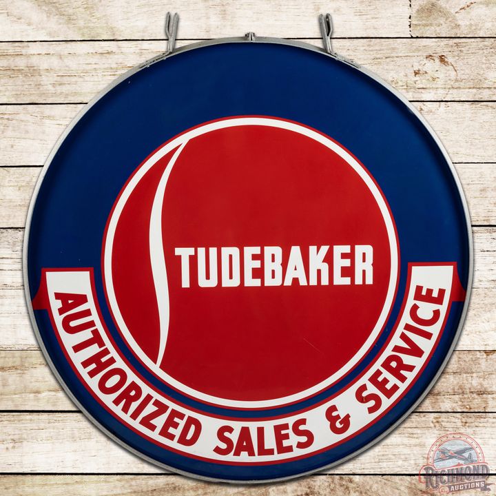 48" Studebaker Authorized Sales & Service DSP Sign & Ring