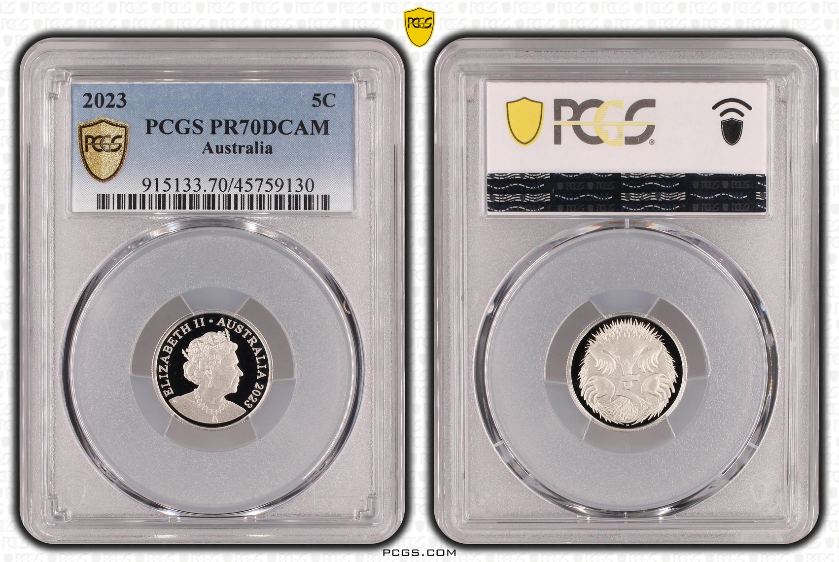 Five Cent, 2023, PCGS PR70DCAM