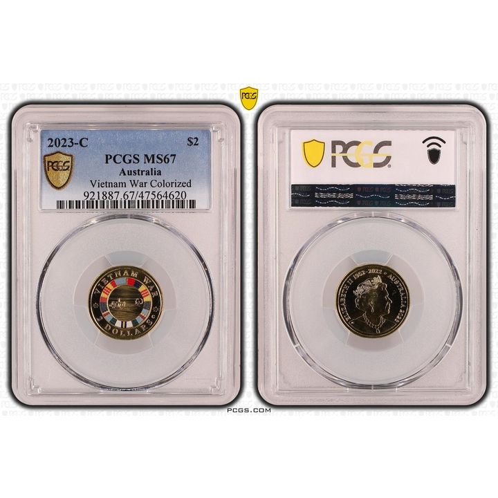 2023(C) Vietnam War $2 Coin PCGS Graded MS67