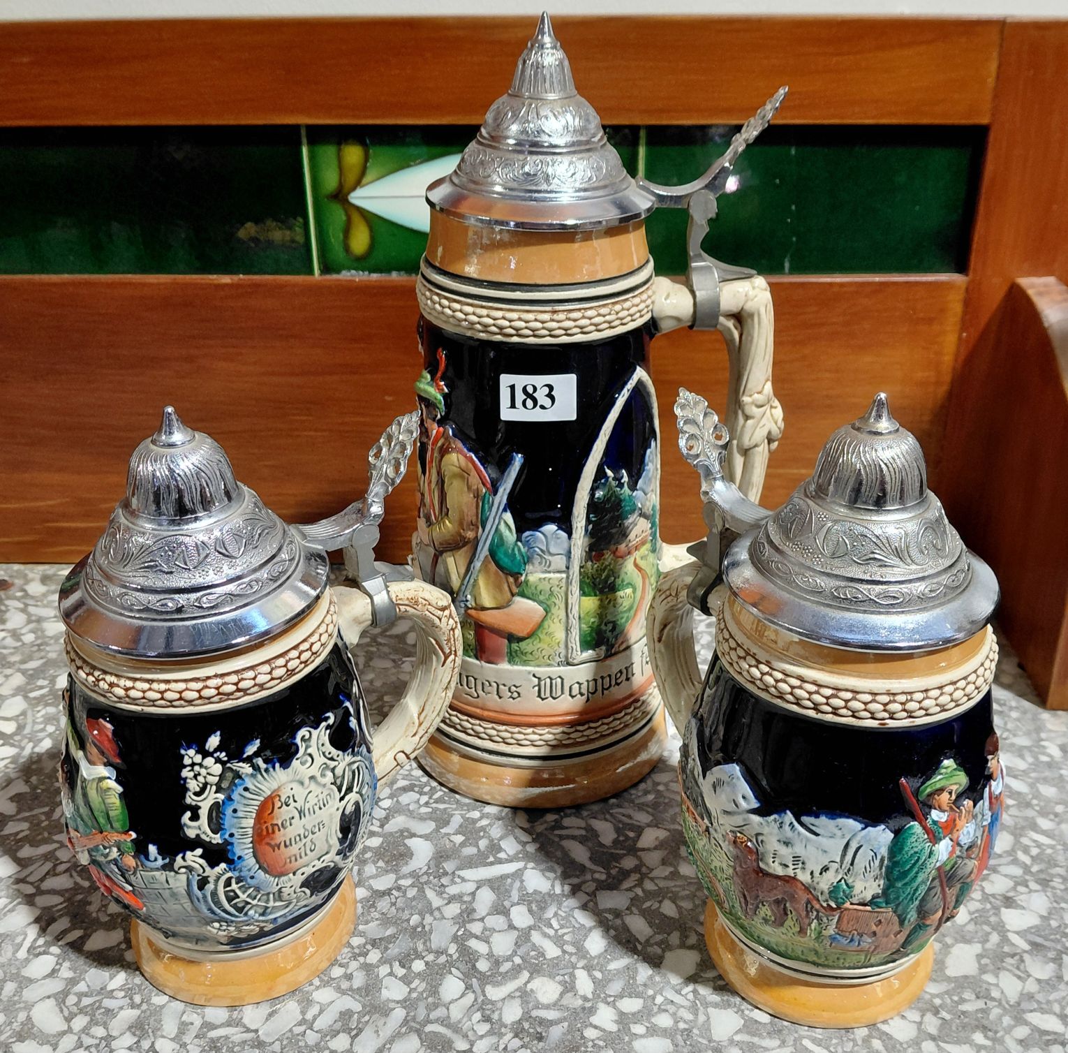 183 · GERMAN BEER STEINS