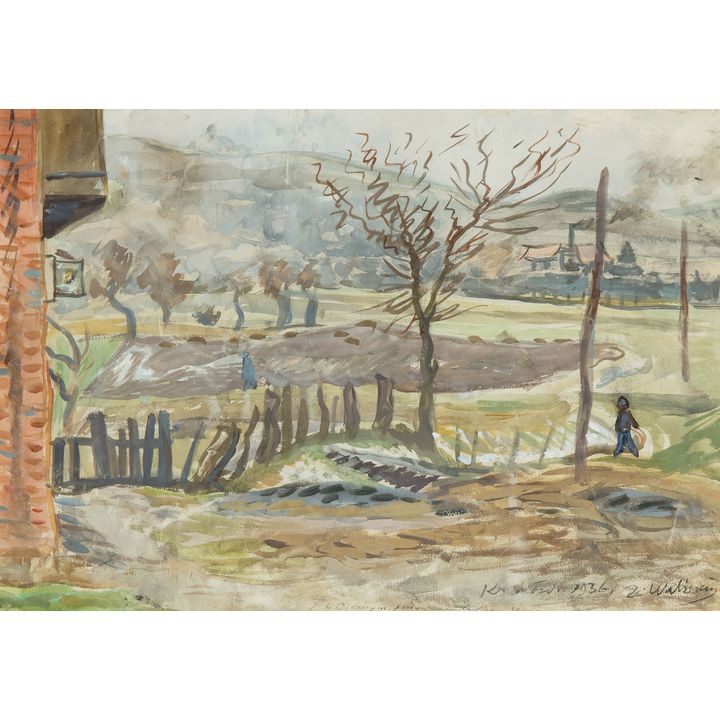 Zygmunt Waliszewski | Pejzaż podkrakowski, 1936 r.