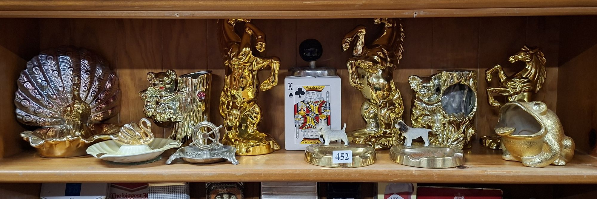 Novelty Gilt Smoking Requisites