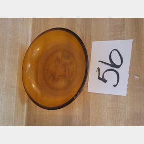 Almost antique 1927 IFS Incorporated Amber Bowl
