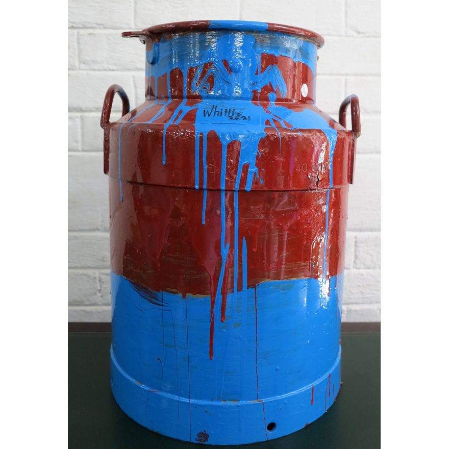 WHITTLE - PAINTED MILK CAN