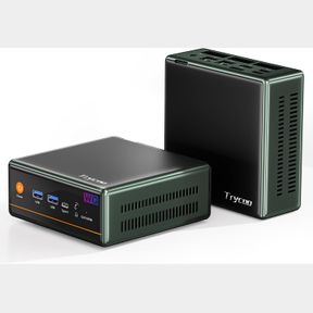 TRYCOO WO4 MINI PC,AMD RYZEN 7 5700U(8C/16T,UP TO 4.34GHZ),MINI COMPUTER WITH 16GB DDR4 RAM/512GB M.2 2280 SSD, MICRO PC 4K@60HZ,W