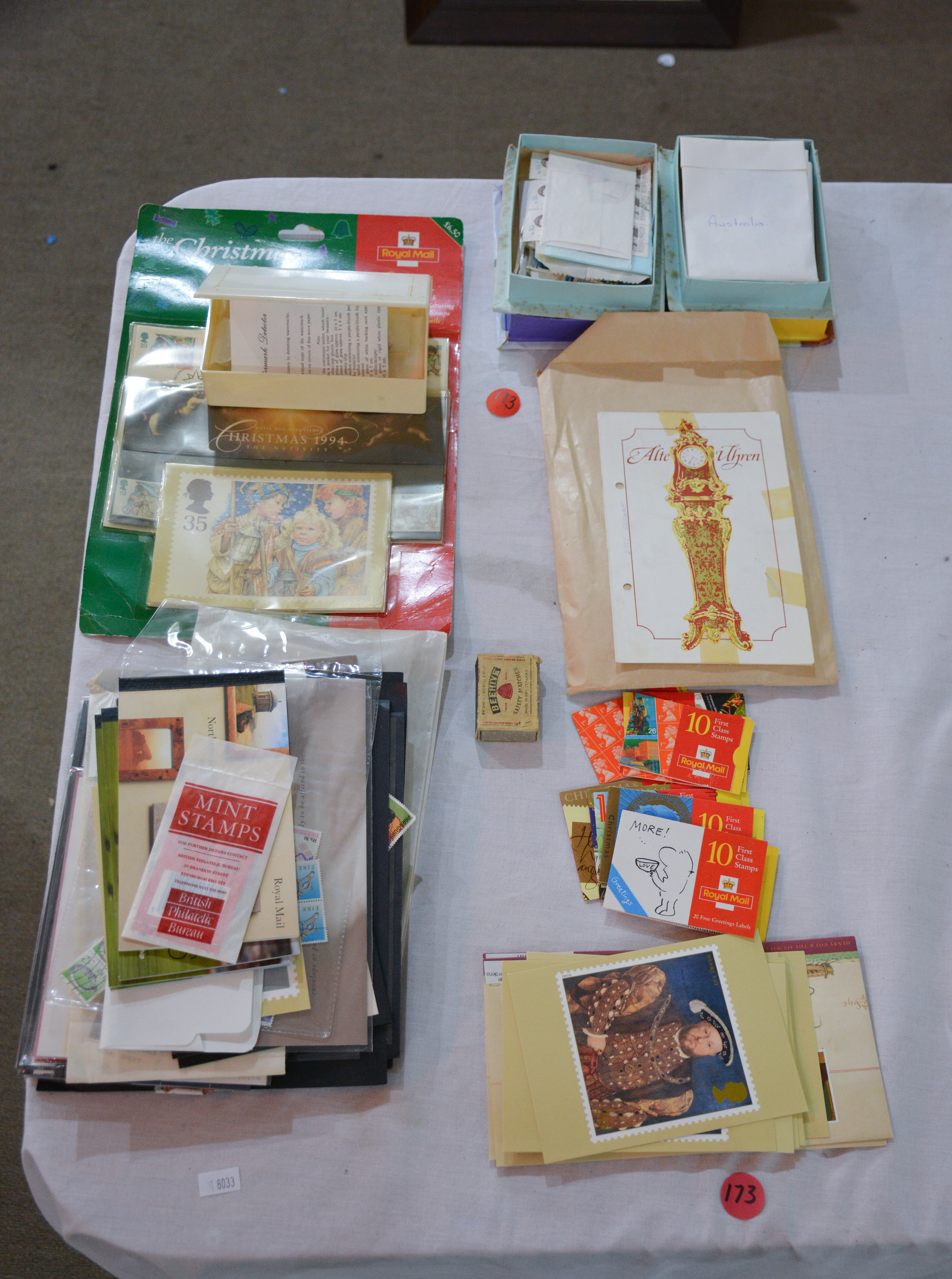 Collection of Stamps, Postcards etc — NZ auction result