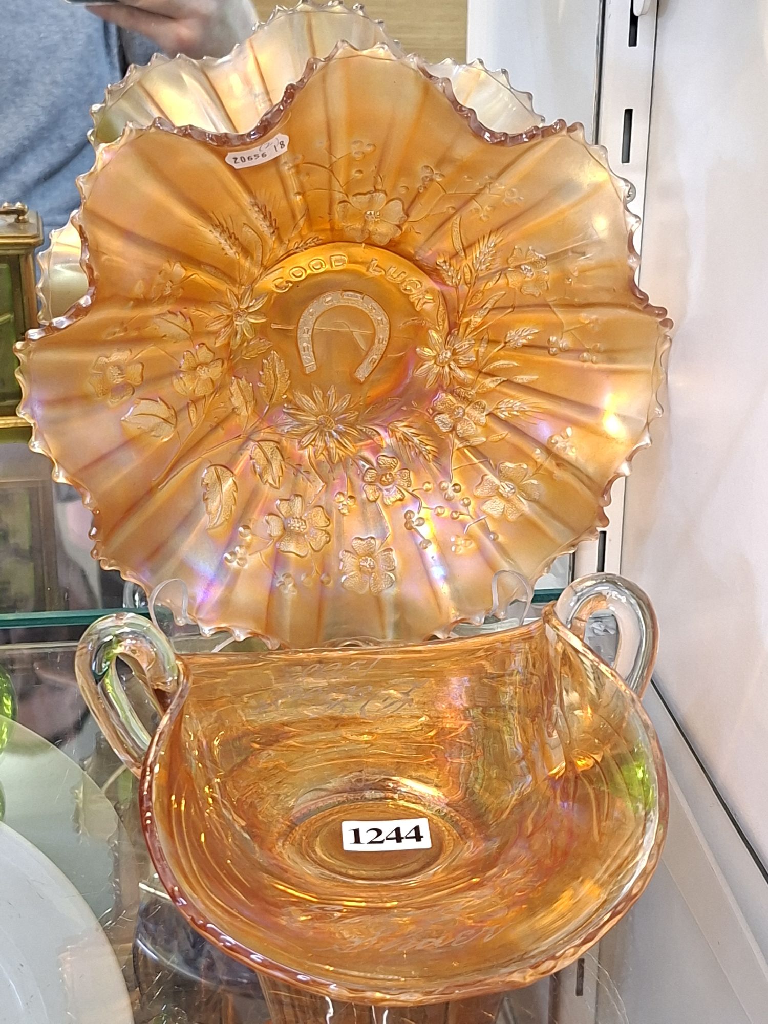 Marigold Carnival Glass