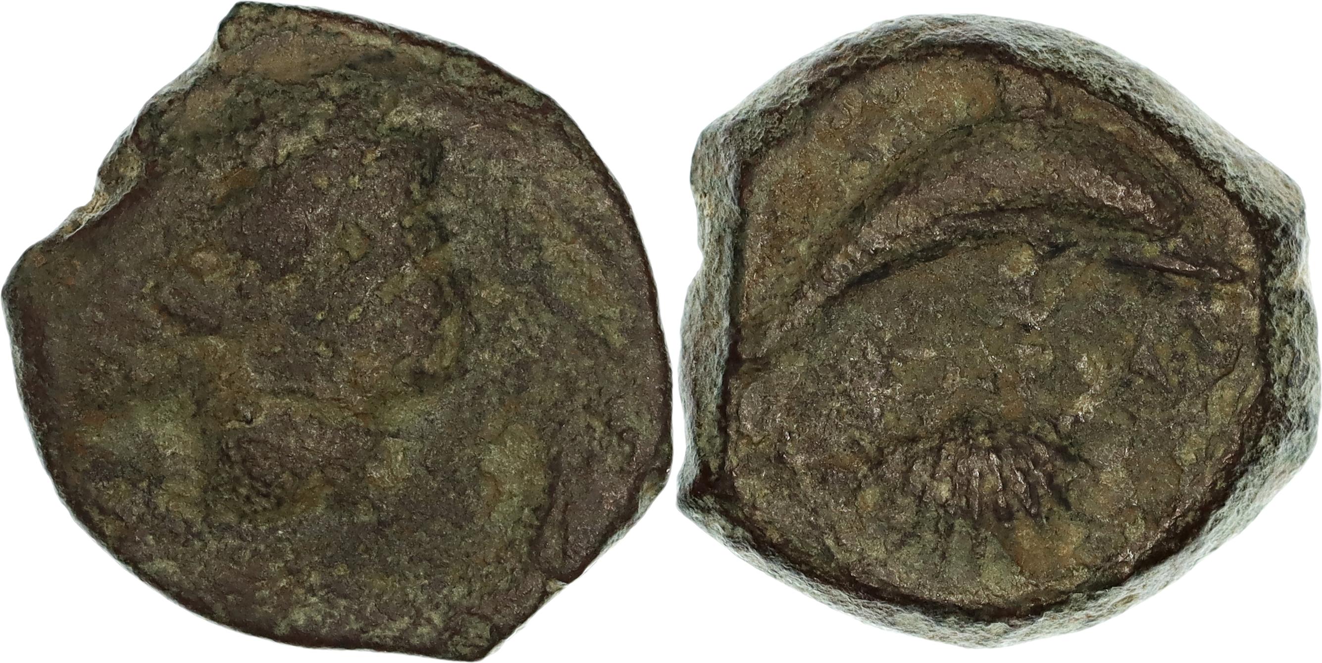 Sicily, Syracuse, Dionysii Tyranny, Æ Hemiltron, 400 BC, gF-nVF