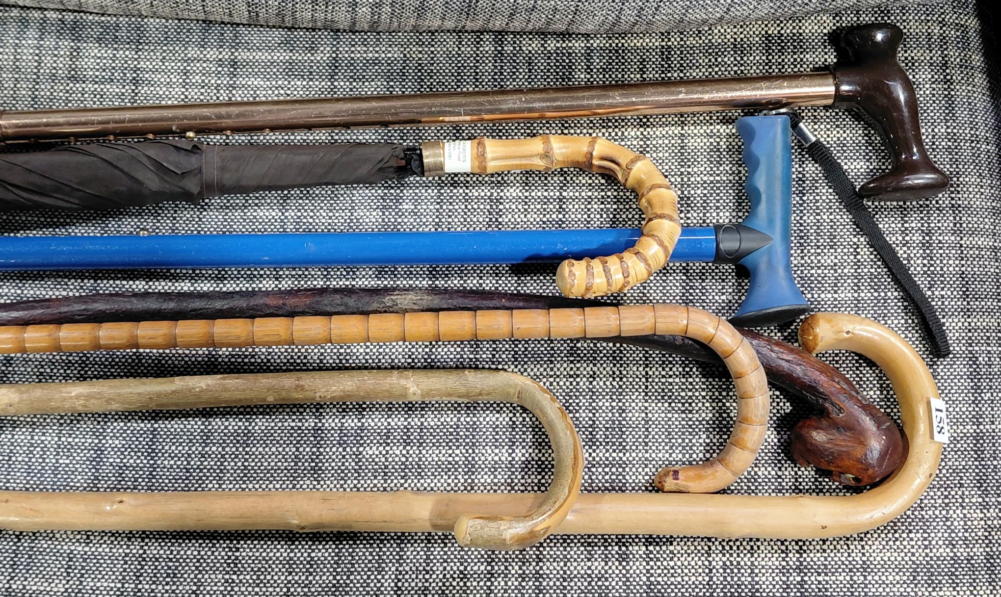 158 · VARIOUS WALKING STICKS