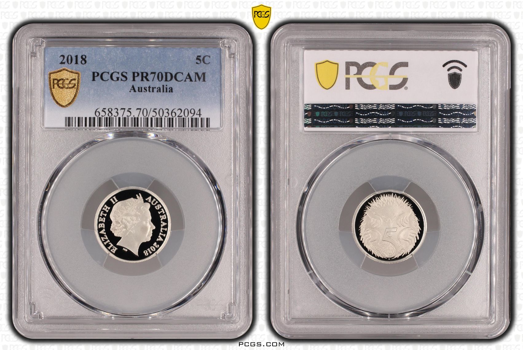 Five Cent, 2018, PCGS PR70DCAM