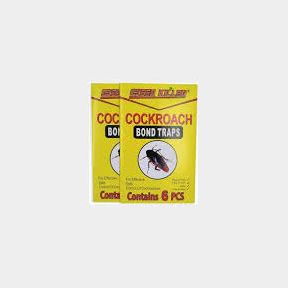 Green Killer- Cockroach Bond Traps- 6 Pieces | SM 51702/1015 B2 (S7) B2 (S7)#
