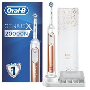 Oral B Rechargeable Electric Toothbrush Genius X Rose Gold|USED