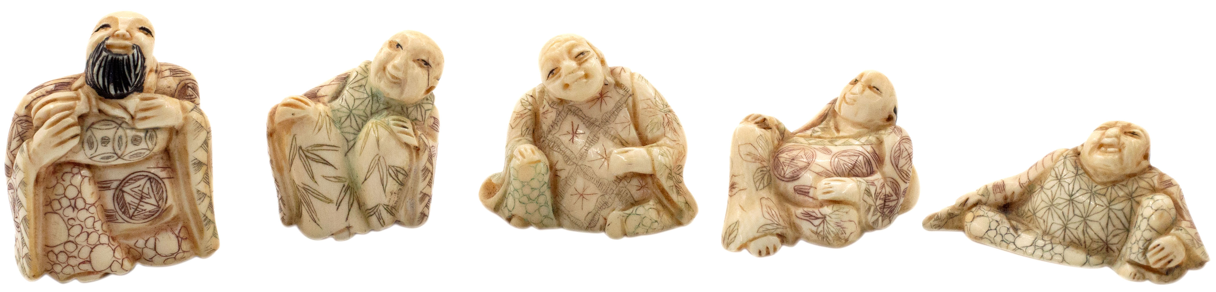 209 · Japan, Group of Okimono, 1870 - 1900, VGC