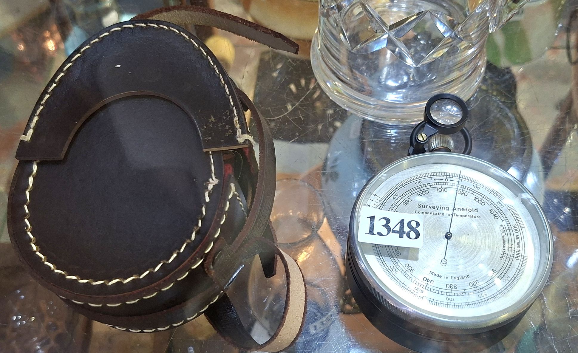 1348 · ENGLISH SURVEYING ANEROID BAROMETER