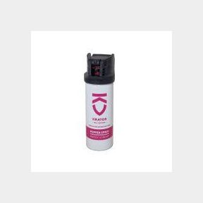 Kratos Jogger Keyring Pepper Spray - White / Pink -- 51743/5103 SN B3 (S10)