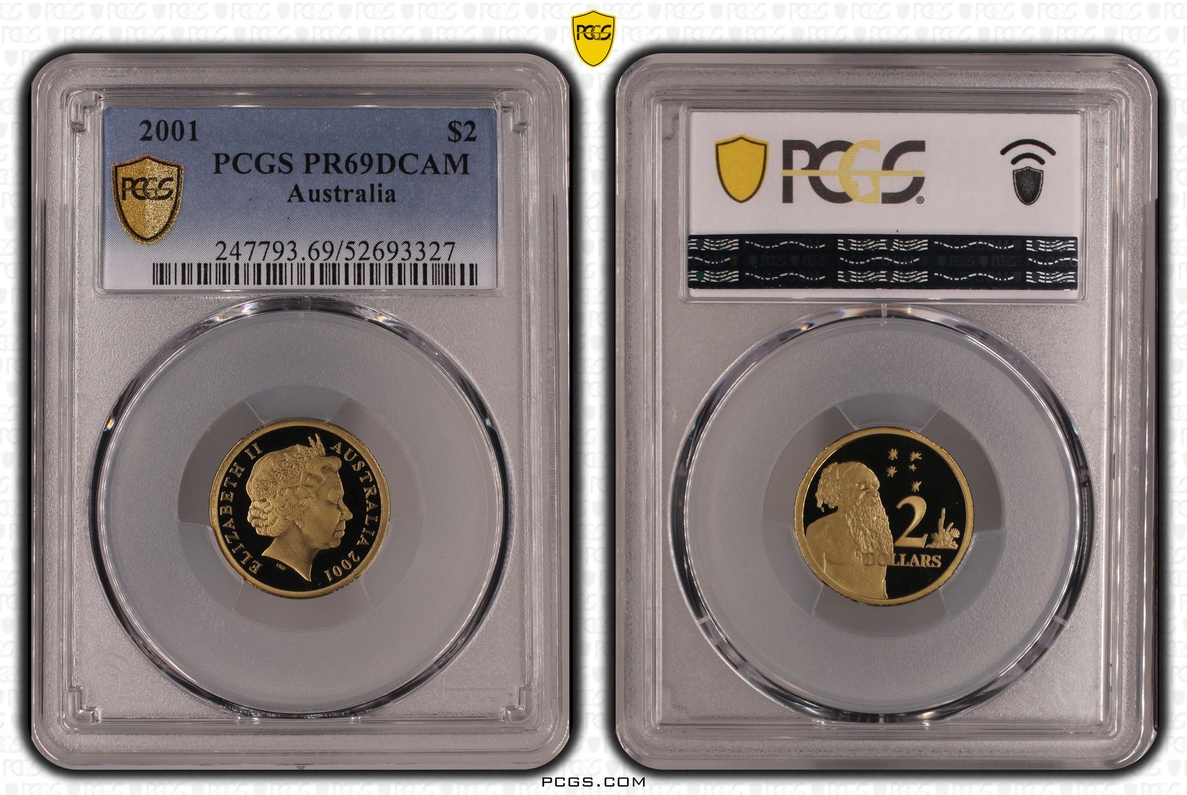 Two Dollar, 2001, PR69DCAM