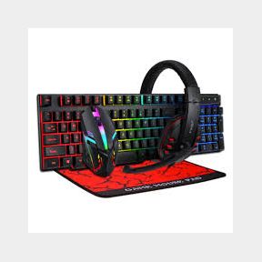 T-Wolf TF850 4 IN 1 Gaming Combo Set -Bar 9902165070311-(ONE KEYBOARD BUTTON NOT INCLUDED) | 51745/26028 AS B1 (S2)