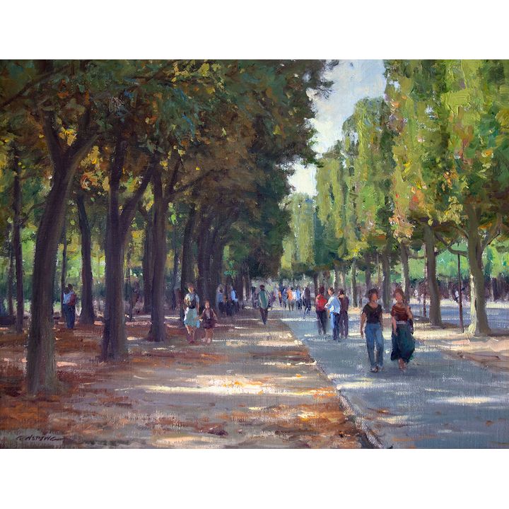 Champs Elysees by Clyde Aspevig (1951- )