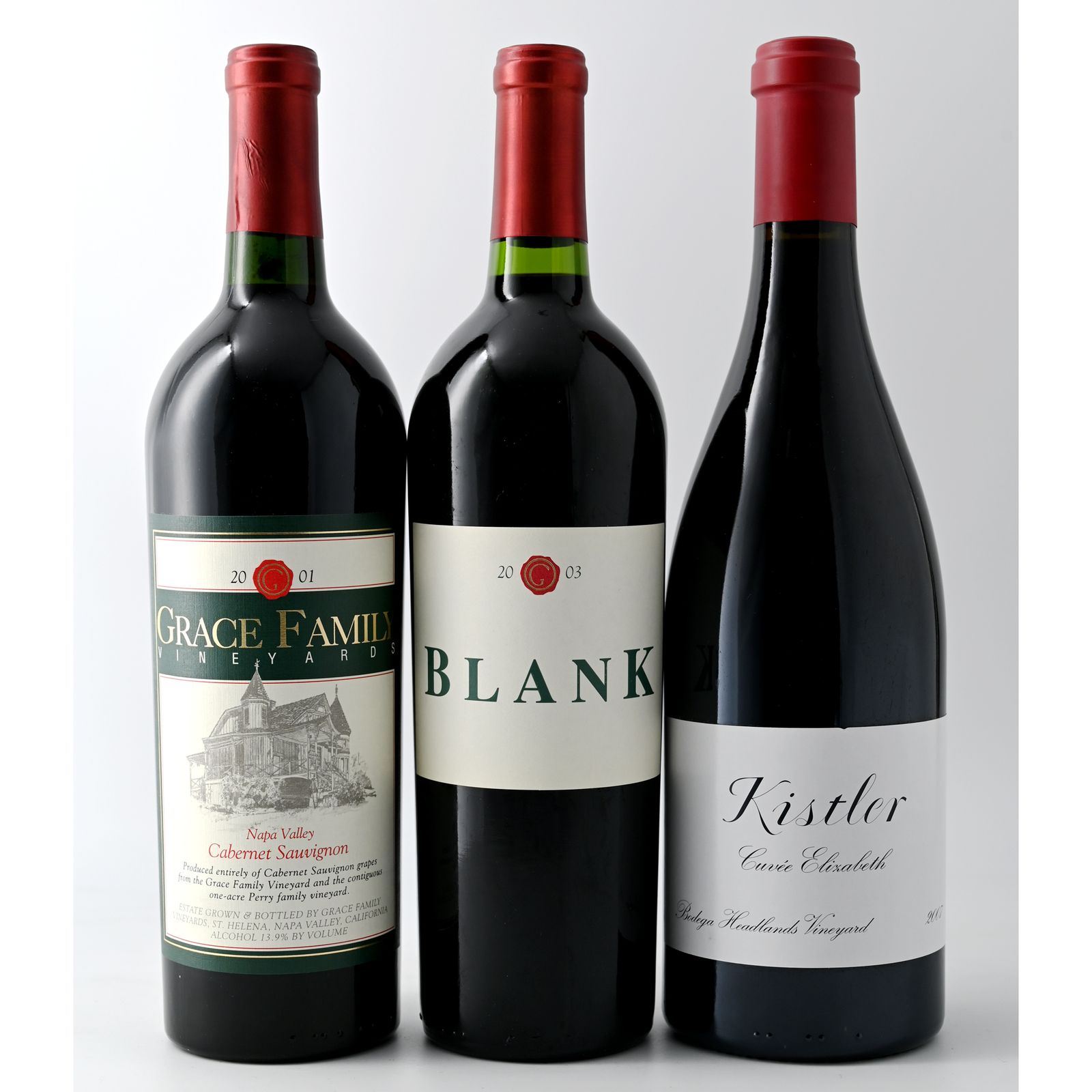 Grace Family Vineyards Cabernet Sauvignon 2001, etc. | TOPLOT 