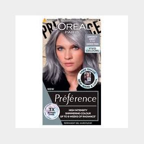 51712/847 L Or al Paris Preference Permanent Hair Dye-Smokey Grey - barcode 9902054787528 B1 (S8)