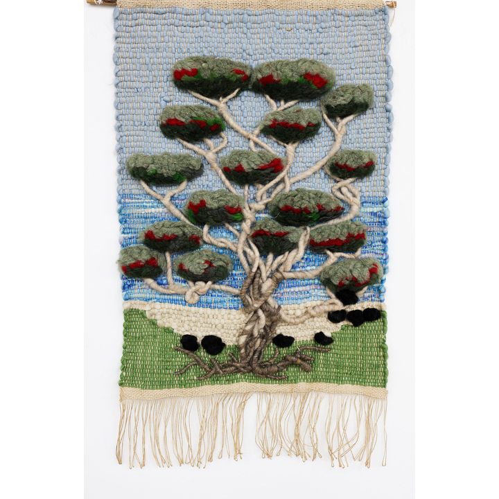 Artist Unknown - Vintage New Zealand woollen wall-hanging