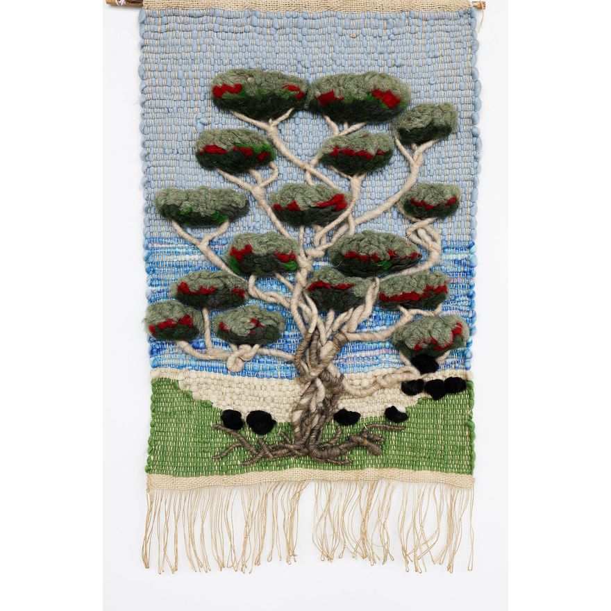 Artist Unknown - Vintage New Zealand woollen wall-hanging