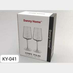 DANNY HOME KY-041 SET OF 2 550ML WINE GLASSES - 51230/15620