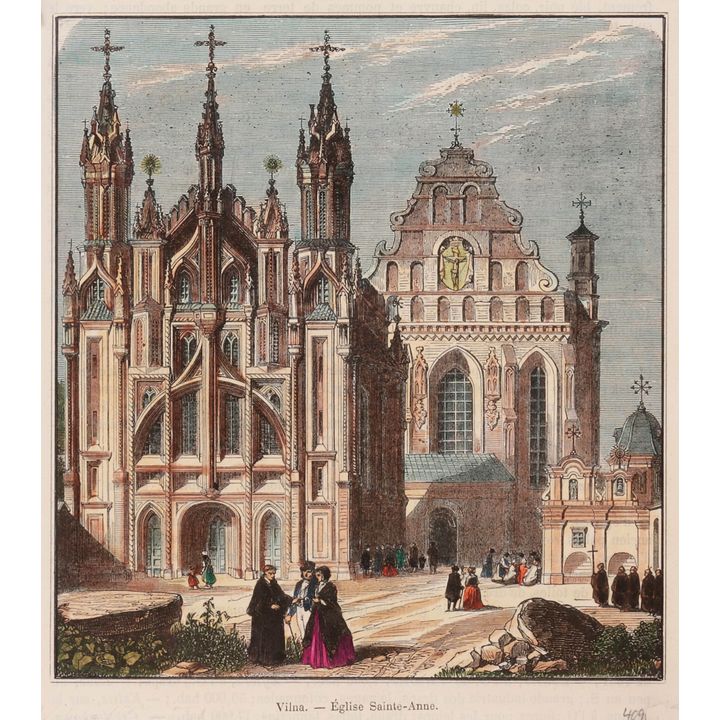 Vilna. - Église Sainte-Anne