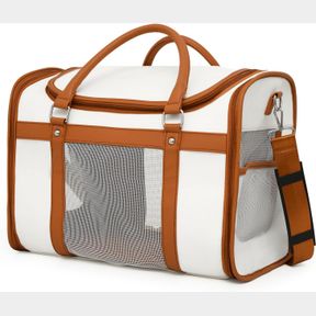 LATEST STYLE CAT CARRIER DOG CARRIER PET CARRIERS FOR MEDIUM SMALL CATS DOGS PUPPIES UP TO 15 LBS, SOFT SIDED CAT CARRIER WITH SOL