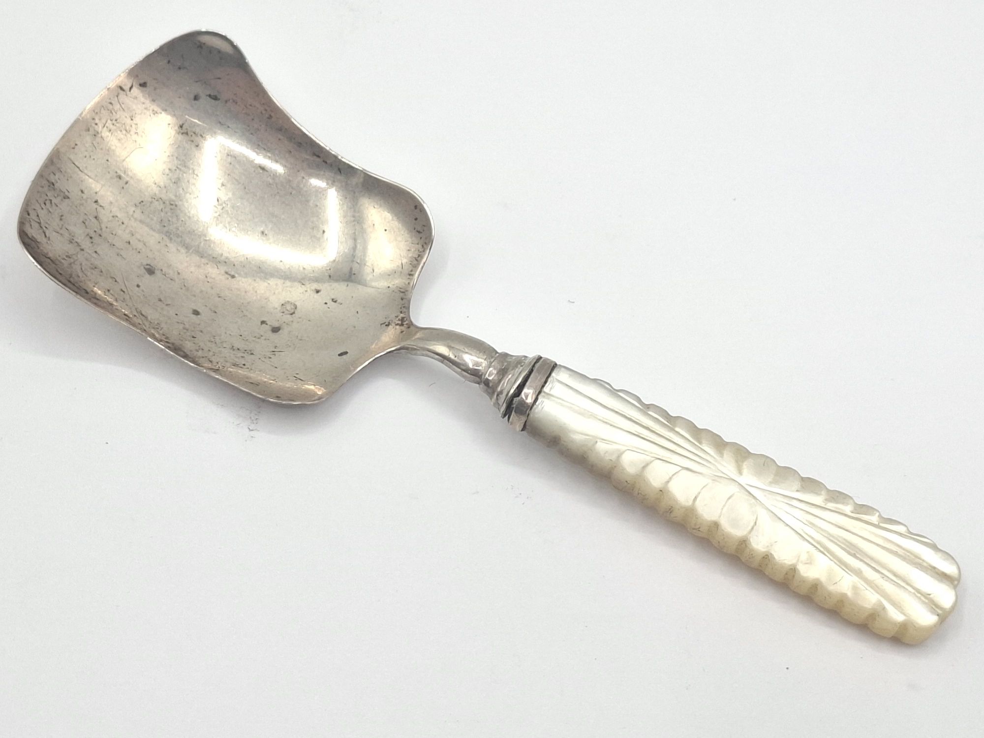 Georgian Sterling Silver Caddy Spoon
