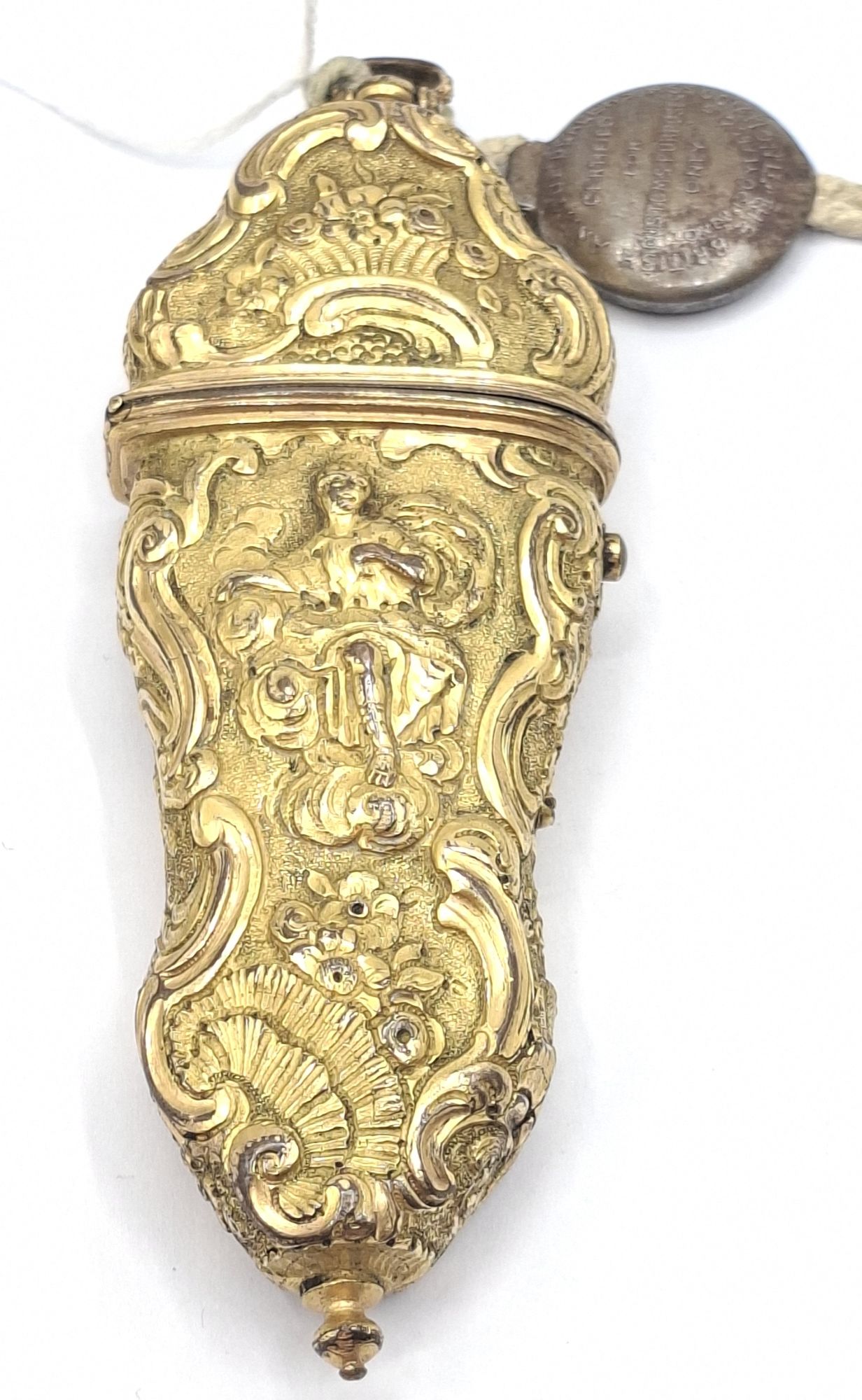 281 · ANTIQUE GOLD PLATED ETUI