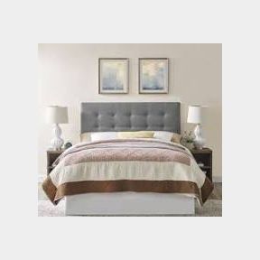 KELVIN MIDI QUEEN 160CM MEDIUM GREY HEADBOARD
