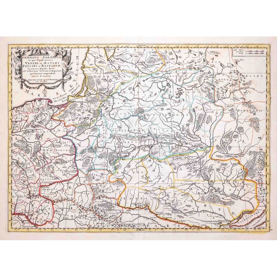 Nicolas Sanson D'Abbeville | Germano-sarmatia in qua Populi maiores Venedi…