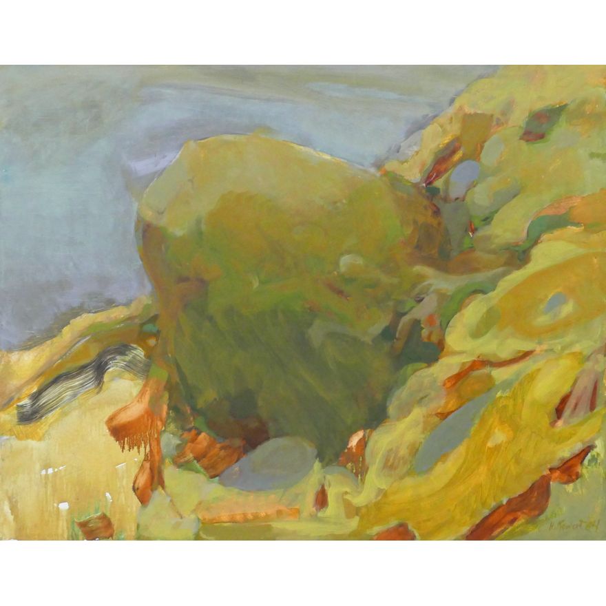 Hank Kowert ''Hillside Stone'' 1964 Oil
