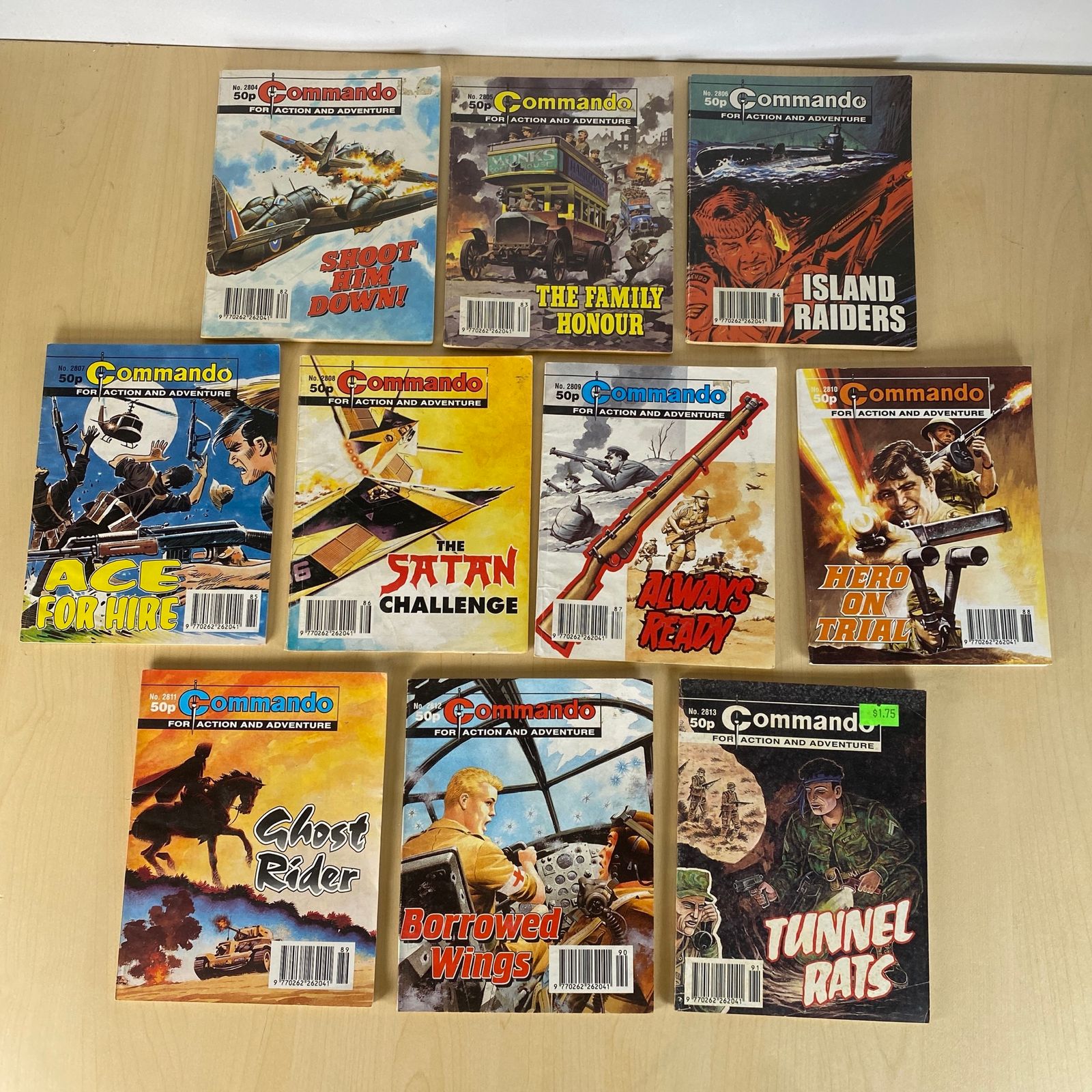 Commando War Comics Issues - 2804, 2805, 2806, 2807, 2808, 2809, 2810, 2811