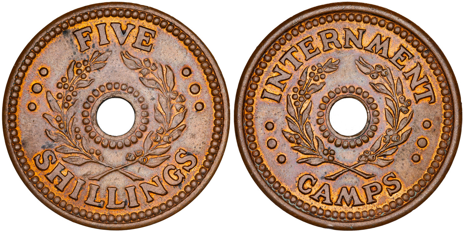 Hay Internment Camp, Five Shillings, WWII, CHU