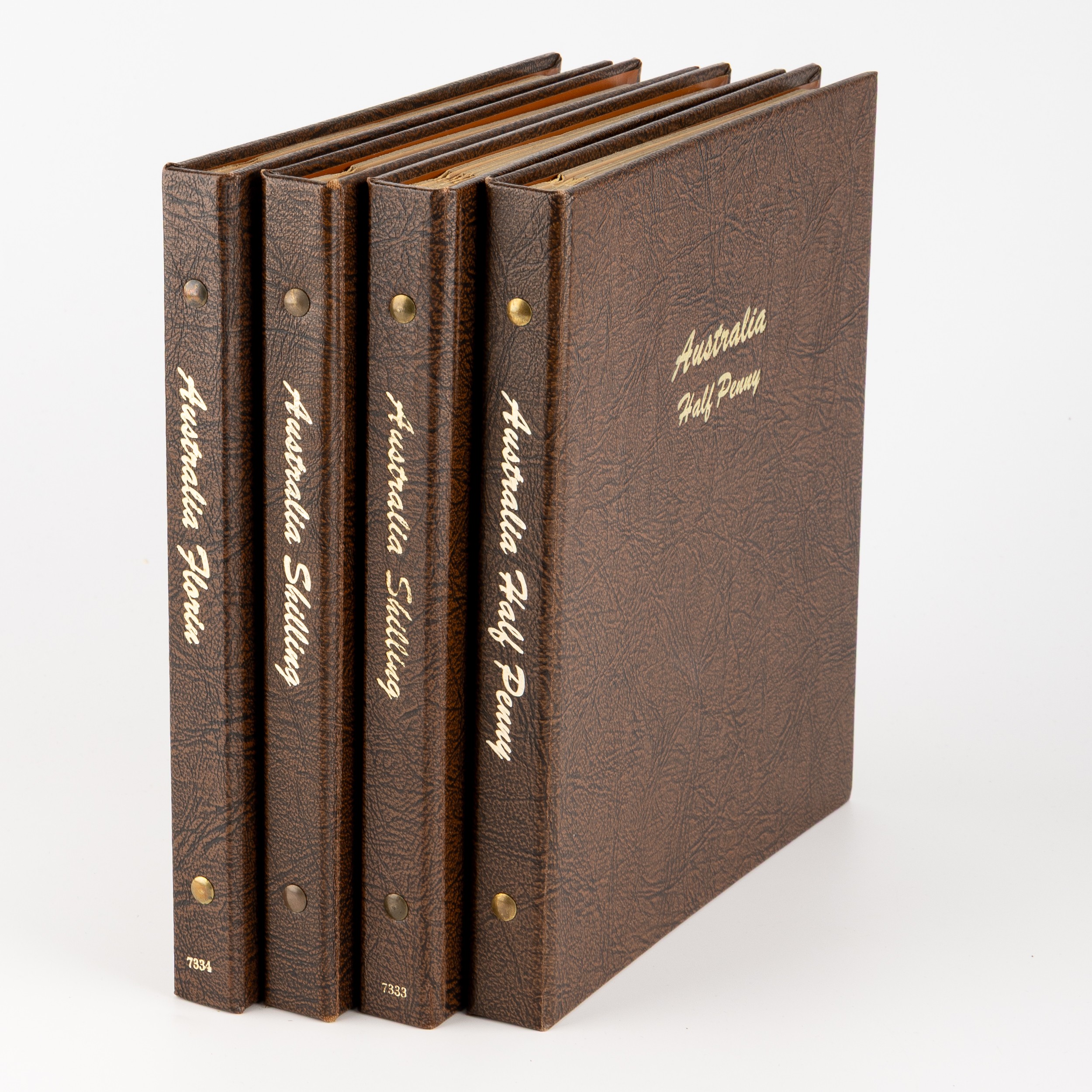 Dansco Australia Prestige Albums, Halfpenny - Florin