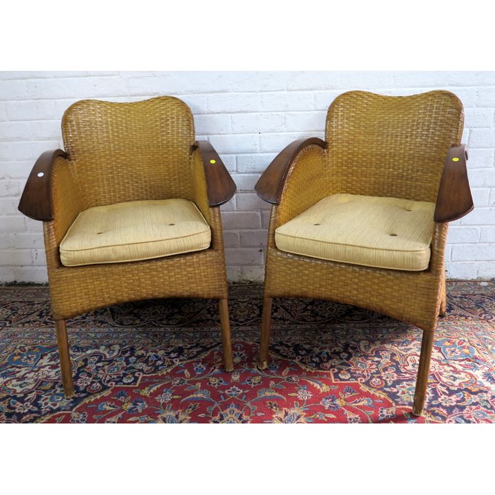 PAIR OF ARMCHAIRS