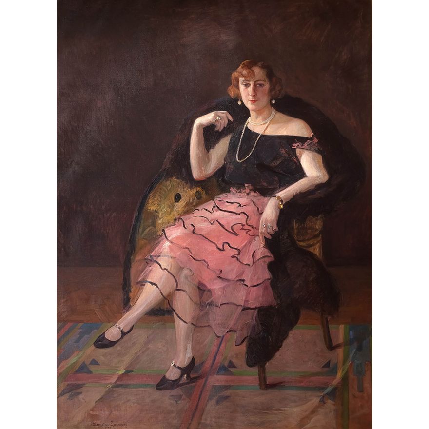 Stanisław Żarnecki | Portret Pani Struzikowej, 1929 r.