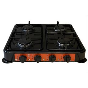 4 Plate European Gas Stove with fittings | NOT TESTED
